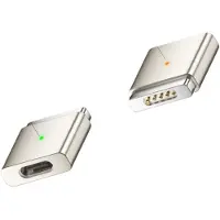 INF Adaptateur USB-C vers MagSafe 2 100W - Rechargez Votre MacBook Facilement Lumière des étoiles