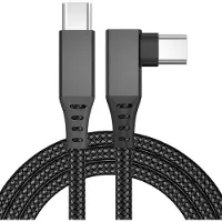 INF Câble de connexion USB-C pour Oculus Quest 2, conception à angle de 90 degrés 3 m