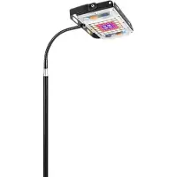 INF Lampe LED sur pied pour plantes de 1,6 m avec minuterie et variateur Black