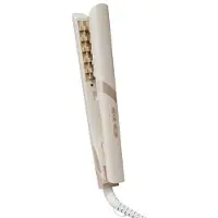 INF Fer à Friser à Plaques de Maïs - Volume Instantané et Rehaussement des Racines Beige