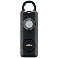 INF Alarme d'assaut portable / sirène d'auto-défense 130 dB Le noir
