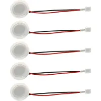 Semoic 5 PièCes 20Mm 1.7Mhz Ultrasons Brumisateur Disques en CéRamique Brumisateur avec Fil et Bague D'éTanchéIté Accessoires D'Humidificateur