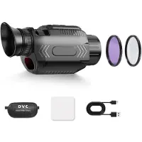 Zandona Monoculaire de Vision Nocturne 4K, Télescope Infrarouge Numérique WiFi, Monoculaire 68 MP avec Zoom 28x, Objectif Macro et Filtre Polarisant