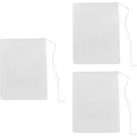Semoic 3000Pcs / Lot Nouveau Pla BiodéGradé Plaques de Sachets de Thé Filtres à Ultrasons Corde de Fibre de Corde Sachets de Thé Filtre à Café 6X8Cm