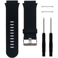 INF Bracelet de montre en silicone pour Garmin forerunner 920XT Noir