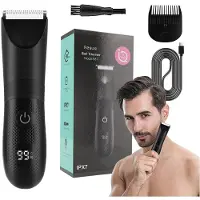 INF Tondeuse à cheveux étanche et rechargeable pour hommes