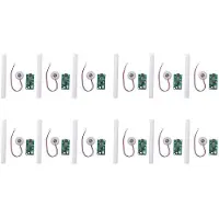 Zandona Plaque D'Atomisation de Brumisateur 12 Pièces avec Module D'Humidificateur USB 5 V Pilote de Carte de Circuit IntéGré avec Interrupteur de