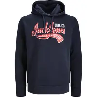 Jack & Jones Sweat-shirt bleu marine / rouge / blanc