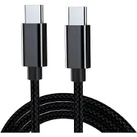 INF Câbles USB C vers C de 2 m, pack de 2 Le noir