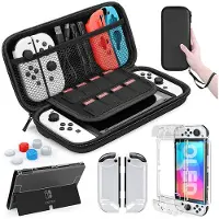 INF Boîtier Nintendo Switch OLED avec accessoires