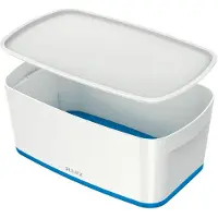 Leitz MyBox petite avec couvercle bleu (5229-40-36)