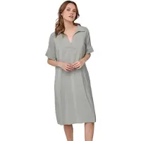 Redgreen Dexter Short Sleeve Dress Gris L Femme