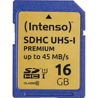 Intenso 3421470 SDHC Card 16GB Class 10 UHS-I Premium