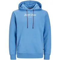 Jack & Jones Sweat-shirt 'JJHenry' bleu ciel / blanc