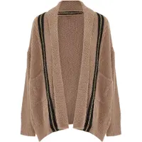 Faina Cardigan rose ancienne / noir