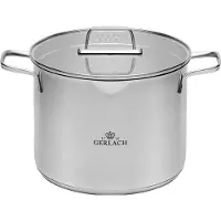 Gerlach Ambiente Pot 7 L Argent 24 cm