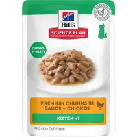 Hill's Pet Nutrition Science Plan - Chaton - Sachet - Poulet - 12 x 85 g