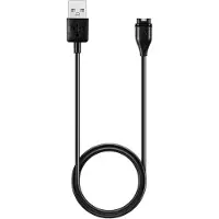 Wigento Câble de recharge pour montre connectée Garmin Fenix 8 Amoled / Vivoactive 6, USB, 1 m, noir
