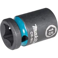 Makita Zubehör E-16112 Kraftkappe Impact Schwarz 1/2" 15 mm (15 mm)