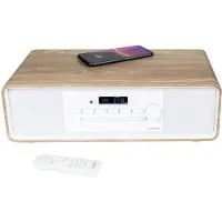 Thomson MIC301IBT - microchaîne avec radio FM CD/MP3/USB et Bluetooth - blanc