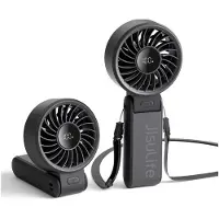 JISULIFE Ventilateur portable USB Life7 3600 mAh - Noir