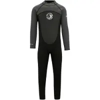 Regatta Rmm017 2 Mm Long Sleeve Back Zip Neoprene Suit Noir S-M Homme