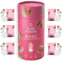 Body Restore Rose Shower Steamers galets de douche arôme rose 6 pcs