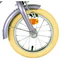 Volare Blossom : vélo pour enfant - 12 pouces - Violet - Avec deux freins à main