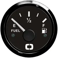 Osculati Indicateur de niveau de carburant 10/180 ohms noir/poli , 1 pièce