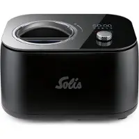 Solis Machine à glace Ice Dream à compresseur, 1 litre de glace, yaourt, livre de recettes, 3 modes