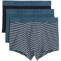 Marc O'Polo Boxers ' Essentials ' bleu / bleu nuit / blanc
