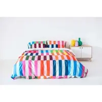 Happy Fiday Home Color pop Housse de couette 240 x 220 cm 100% coton Fabriqué en Europe