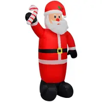 vidaXL Père noël gonflable de 120 cm