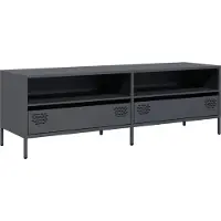 vidaXL Armoire TV Anthracite 135x39x43,5 cm Acier laminé à froid