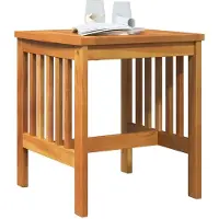 vidaXL Table d'appoint Marron Bois d'acacia massif