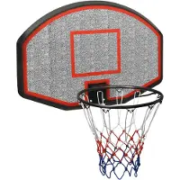 vidaXL Panier de basket noir 90x60x2 cm polyéthylène