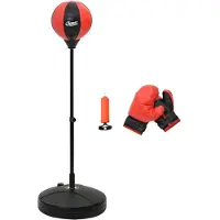 vidaXL Ensemble de punching ball avec gants et pompe hauteur réglable