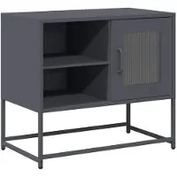 vidaXL Armoire TV anthracite 68x39x60,5 cm Acier