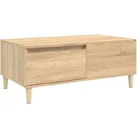 vidaXL Table basse en chêne Sonoma 90x50x36,5 cm Bois composite