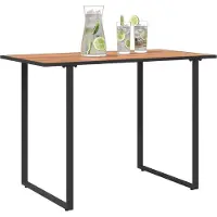 vidaXL Table de jardin marron 100 x 55 x 70 cm en bois
