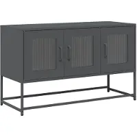 vidaXL Armoire TV anthracite 100,5x39x60,5 cm Acier laminé à froid
