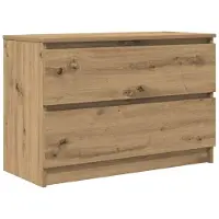 vidaXL Armoire TV Artisan-Chêne 80x35x54 cm Bois composite