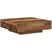 vidaXL Couchtisch Altholz 100 x 100 x 31 cm
