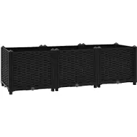 vidaXL Lit surélevé 120x40x38 cm Polypropylène