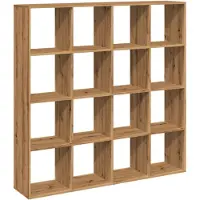 vidaXL Bibliothèque chêne artisanal 102x29x143 cm bois d'ingénierie