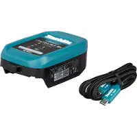 Makita 1916D9-8 Kit Chargeur De Batterie DC18SJ Avec Câble USB-C PD - 2,1 - 3,5 A