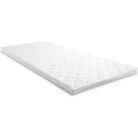 Matratzen Discount Topper en mousse confort T6 100 x 200 cm, hauteur 6 cm, degré de fermeté H3