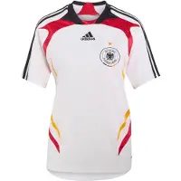Adidas Maillot 'Deutschland 2007' jaune / rouge feu / noir / blanc