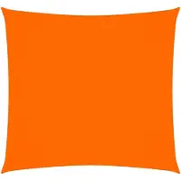 vidaXL Voile de parasol tissu oxford carré 6x6 m orange