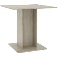 vidaXL Table de salle à manger Chêne Sonoma 80x80x75 cm Bois composite